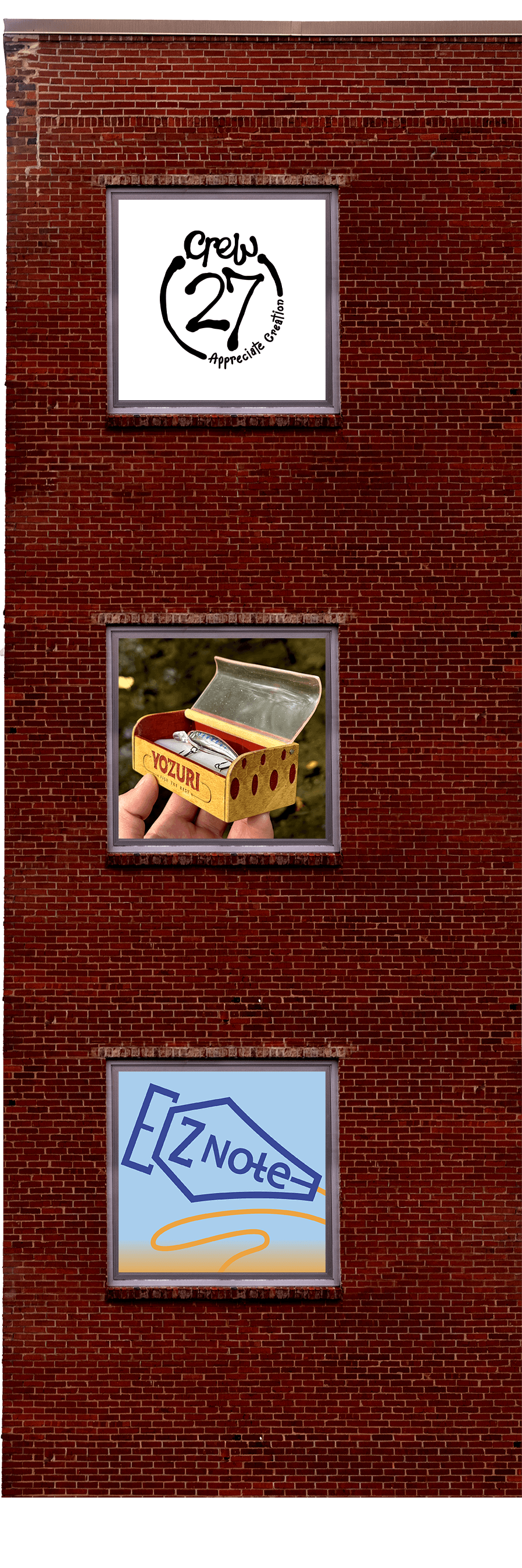 Brick building illustration used in Seth Fleshman’s portfolio